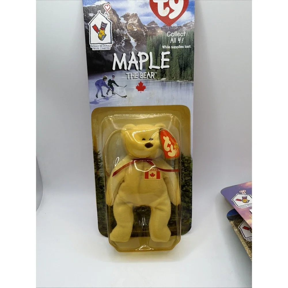 TY BEANIE BABIES MCDONALD'S INTERNATIONAL BEARS SET OF 4 RARE COLLECTABLE‎